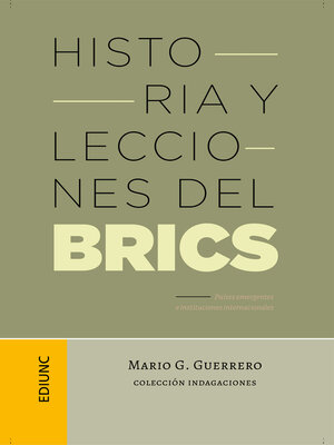 cover image of Historia y lecciones del BRICS